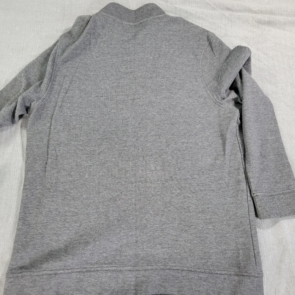 Tasso Elba SPA Mens LG Gray Pullover 100% Cotton EUC Golf Basic Preppy Timeless